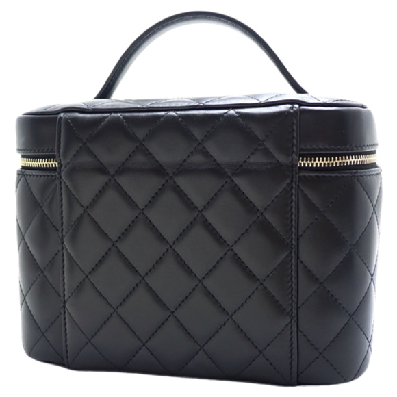 Chanel Black Vanity Bag Matelasse - Picture 1 of 10